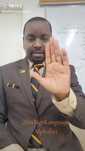 Zim Sign Language Alphabet Explained by Noble Mawungwa