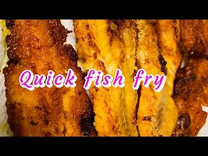 Quick fish fry | pollock fish | recipe by fab