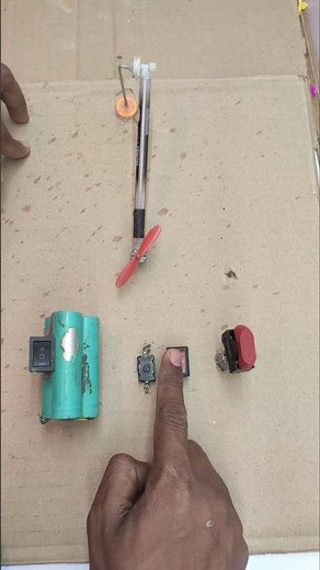 three switch funny science project with drone motor fly testing_Dc Motor
