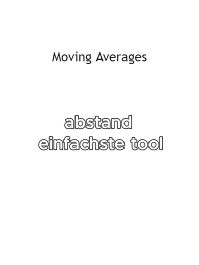 Wie dir Moving Averages dir einen vorteil in der Technischen Analyse bringen #trading #daytrader #forex #fyp #daytrading#priceaction #tradingtips