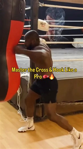 Boxing workout :Cross & Hook Power Starts with Footwork 🥊⚡