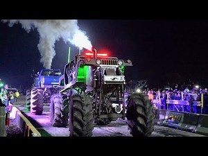 Mega Truck Tug of War - Iron Horse Mud Ranch