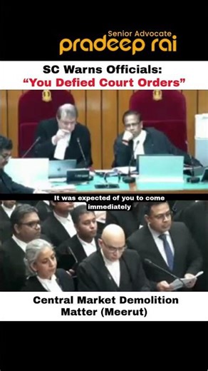 “You Defied Our Orders”SC Warns Officials #courtproceedings