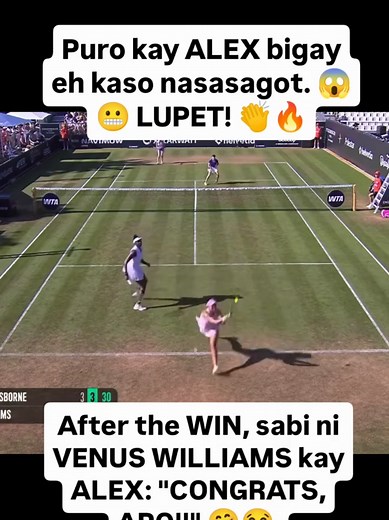 Alex Eala vs Venus Williams highlights: Eala's powerful performance
