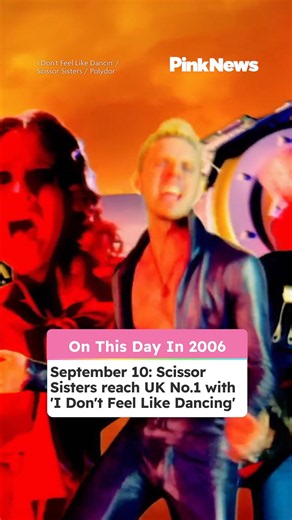 Elton John helped Scissor Sisters hit #1 with "I don't feel like dancin'" – a queer anthem!