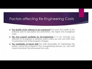 Software Re-Engineering in Software Engineering | Reverse & Forward Engineering Explained