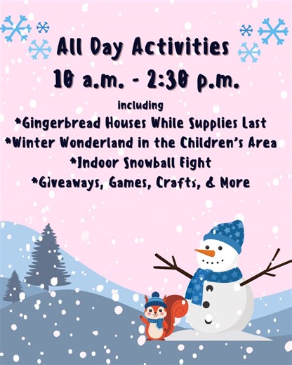 3K views · 18 reactions | The Big Winter Blowout and Breakfast with Santa is just around the corner. There will be something for everyone as this annual all ages event. | Henry County Public Library | Facebook