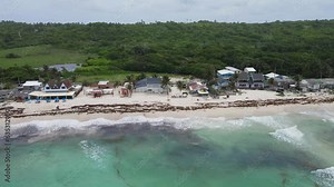 the beautiful colors of the caribbean. The beautiful island of San Andres