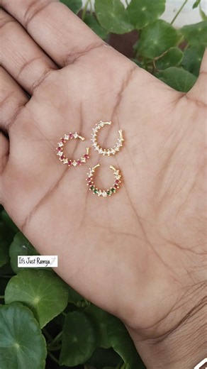 Set of 3 Cute Nose Rings 💫 || Looks great with traditional wear.....#meesho #meeshojewellery #nos...
