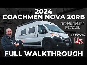 2024 Coachmen Nova 20RB Class B RV | Lithium Package + NEW Ram Pro Master 3500 **FULL WALKTHROUGH**