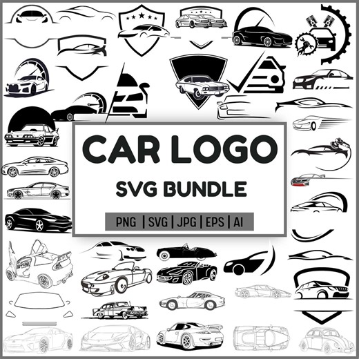 Car Logo SVG Bundle | Car Brand Logos for Laser Cut, Cricut & Silhouette | Vector Files, Instant Digital Download - Etsy