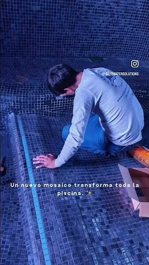 ¿Qué tenía mal esta piscina? 👀 | Renovación de mosaico