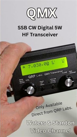 QMX 5W HF Transceiver - CW SSB Digital