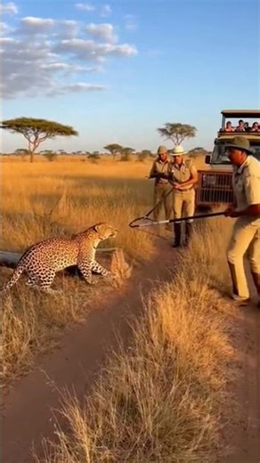 Leopard Captured in African Safari 😱 Rare Wildlife Moment!