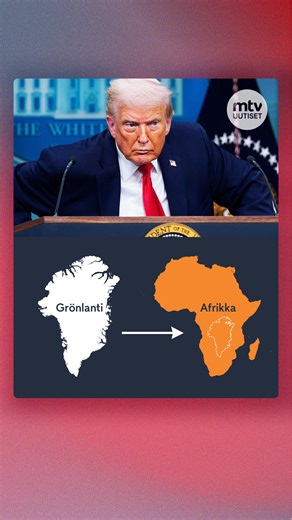 🤔🇬🇱Miksi Grönlanti näyttää kartalla Afrikan kokoiselta? Katso, minkä kokoinen Trumpin havittelema maailman suurin saari oikeasti on: https://www.mtvuutiset.fi/artikkeli/miksi-gronlanti-nayttaa-kartalla-afrikan-kokoiselta-katso-minka-kokoinen-trumpin-havittelema-maailman-suurin-saari-oikeasti-on/9285052 | MTV Uutiset