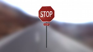 Stop Sign - 3D model by Dudelix
