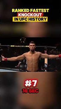 The Fastest Knockout in UFC History! 😱 You Won’t Believe It