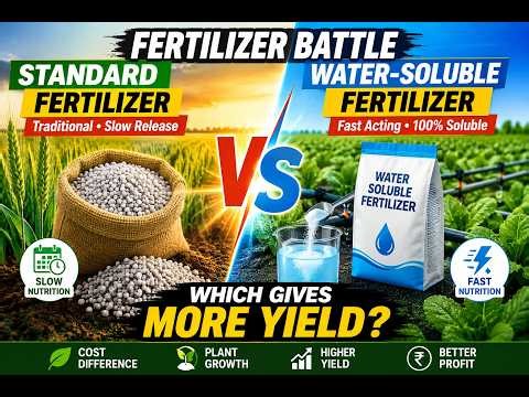 Standard vs Water-Soluble Fertilizers: Which Wins?