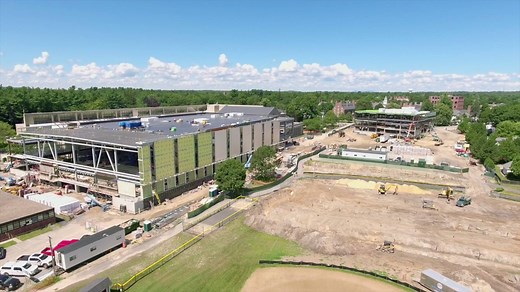 2.5K views · 130 reactions | Wow! They're making great progress on our amazing new athletic field house and dance and theater building rising on South Campus. | Phillips Exeter Academy | Facebook