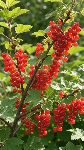 Red Currant Life Cycle 🌱🍒 | From Tiny Seed to Beautiful Red Berries! #viral #trending