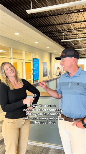 Running a construction company is one thing, being on camera with your partner is another! Tankersley Construction you two are killing it! | Buildertrend