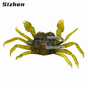 [Hot Item] Lure Bionic 3D Soft Crab Bait with Hook