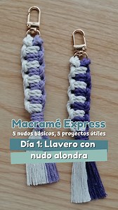 Bienvenida a Macramé Express: 5 nudos y 5 proyectos 🧵✨ Este es mi nuevo curso gratuito pensado para que aprendas macramé de forma práctica y significativa. La dinámica es simple: en lugar de solo teoría, aprenderás los 5 nudos básicos del macramé mientras creas 5 accesorios útiles y bonitos. Cada clase es un proyecto que puedes usar, regalar o incluso vender. 👉 En este primer módulo te muestro cómo funciona el curso y te invito a seguir cada tutorial paso a paso. Al terminar, tendrás la base s