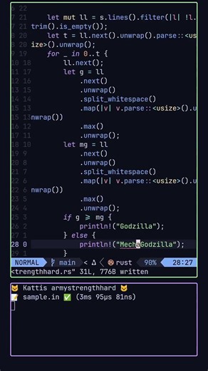 armystrengthhard - Daily Kattis #coding #codeprep #programming #codingchallenge