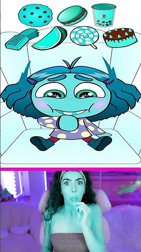 Inside Out 2: MINT FOOD EMOJI MUKBANG