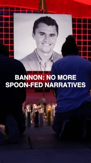 BANNON: NO MORE SPOON-FED NARRATIVES @bannonswarroom: Charlie Kirk’s assassination is no random act. The timeline doesn’t add up, the evidence is fuzzy, and Americans won’t accept another “grassy knoll.” Steve says we need daily FBI briefings and the full truth—NOW. | America's Voice News