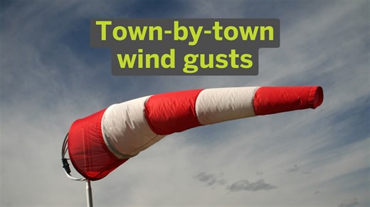 Wind gusts top 70 mph in N.J. See latest town-by-town reports.