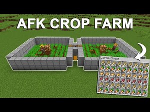 Minecraft Villager AFK Automatic Crop Farm 1.21.4 Tutorial