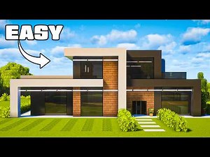 Minecraft: Realistic Modern House | Tutorial 🏡
