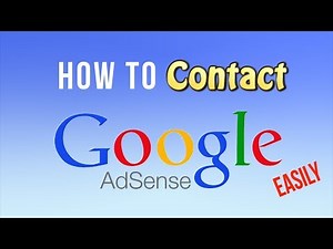 How To Contact Google Adsense Easily