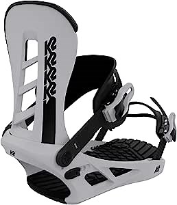 K2 Sonic Mens Snowboard Bindings Off White Sz XL (11-15)