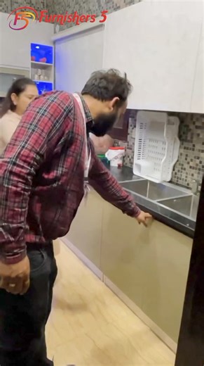 5K views · 18 reactions | hidden SECRET under sink ORGANIZATION in modular kitchen to MAXIMIZE storage . . . #viralreels #viral #viralvideos #trending #trendingreels #trend #explore #undersink #rofilter #modularkitchen #kitchendesign #interiordesign #kitchencabinets #kitchen | Furnishers -5 | Facebook