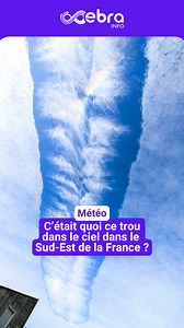 ☁️ Samedi 27 septembre, au matin, les habitants du Sud-Est de la France se sont réveillés avec un ciel pour le moins inhabituel. Ils ont en effet pu observer une sorte de trou béant au milieu de nuage. Mais comment s'explique ce phénomène ? 🎥 Antoine Dal Pino et Auréliane Mullot Mamczak | L'Est Républicain
