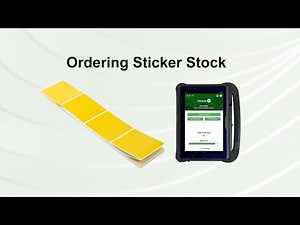 Ordering Sticker Stock