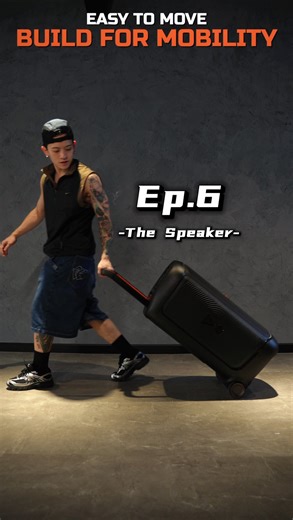 4.8K views · 84 reactions | Ep.6 - The Speaker- If the sound hits right, everything moves right 一架 JBL PartyBox 520， 轻松搞定我整个 studio 的音响 音量够炸，低频扎实 高音也很清楚 电池款充满一次可以播很久 推到哪里音乐就去到哪里  #JBL #DaretoListen #partybox520 #madetobeheard | Lego SAm | Facebook