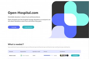 OpenHospital: Online hub for medical equipment fundraisers
