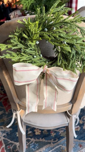 Carved Oak Wood Dining Chair With Cushion