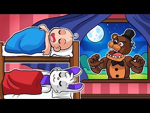 FREDDY NOS ESPIA A LAS 3 AM EN MINECRAFT 😱 😨!! BeBes NOOB Vs FREDDY minecraft troll