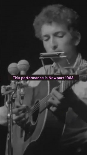 Bob Dylan - Only a Pawn in Their Game (live 1963) #shorts #bobdylan #dylanstories