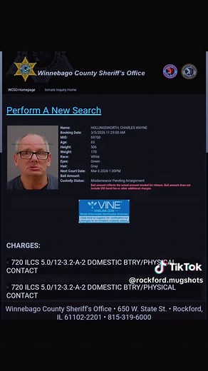 Morning/Afternoon Lockups 🔒3/5🔒 🖲We post Daily Mugshots from Rockford, IL and the surrounding areas in Winnebago County. 🚓Follow this page now to see Mugshot updates in the Morning, Afternoon and Evening. Every Day. Follow our main page on FB, make sure the profile picture matches this page. #fyp #foryoupage #rockfordillinois