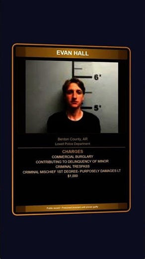 #Shorts 🚨 ARREST ALERT: Evan Hall (Benton Co)