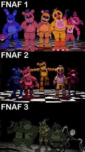 FNaF 1 VS FNaF 2 VS FNaF 3 - ANIMATED INTROS