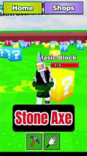 Golden Axe vs Basic Block #brainrot #robloxshorts #roblox