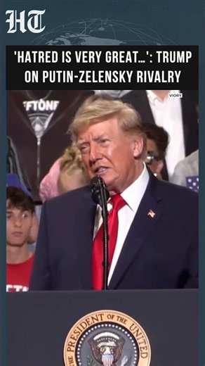 Trump Says ‘Hatred Is Very Great’ Between Putin & Zelenskyy as Peace Deal Remains Elusive | #shorts