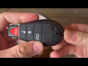 Charger / Grand Caravan And More Remote Key Battery Change - Key Fob Battery DIY Under 90 Seconds!