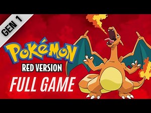 Pokemon Red version for Gameboy (1996) - full game walkthrough (no commentary)